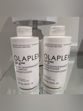Olaplex No.4 Fine Shampoo & No.5 Fine Conditioner - White Bottle NWT